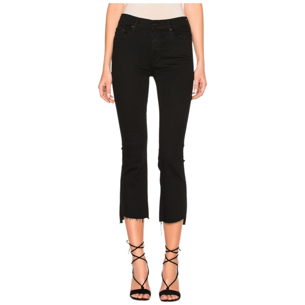 MOTHER Insider Crop Step Fray Jeans In Not Guilty